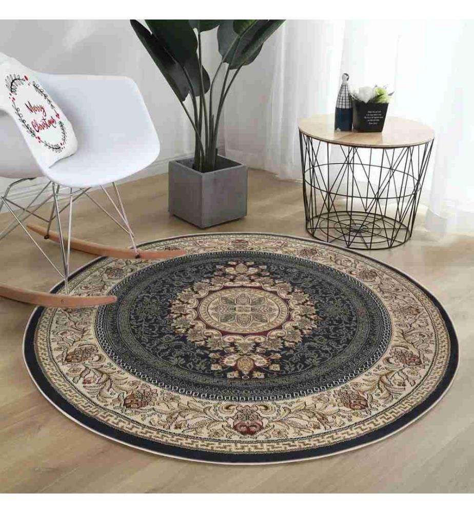 Tapis, 90 x 90, , Vert, 70% Coton - 30% Polyester, Semelle en coton