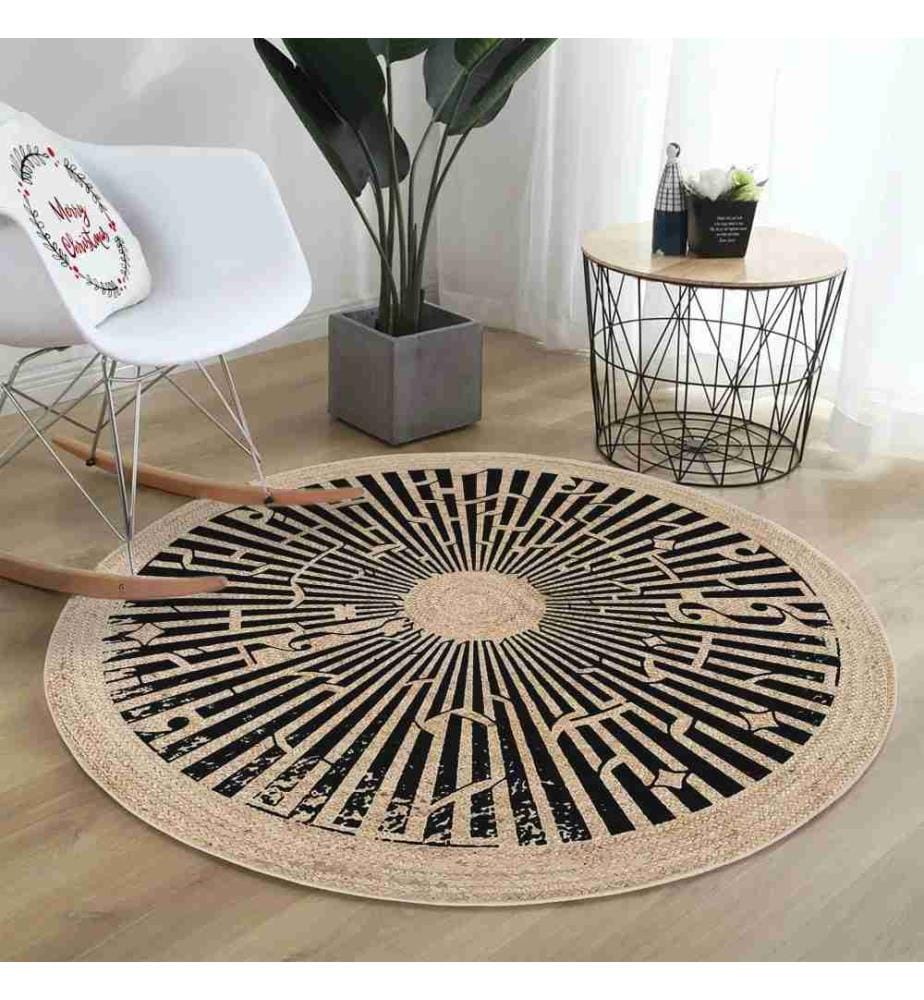 Tappeto, 80 x 80, , Crema, 70% Cotone - 30% Poliestere, Suola in cotone