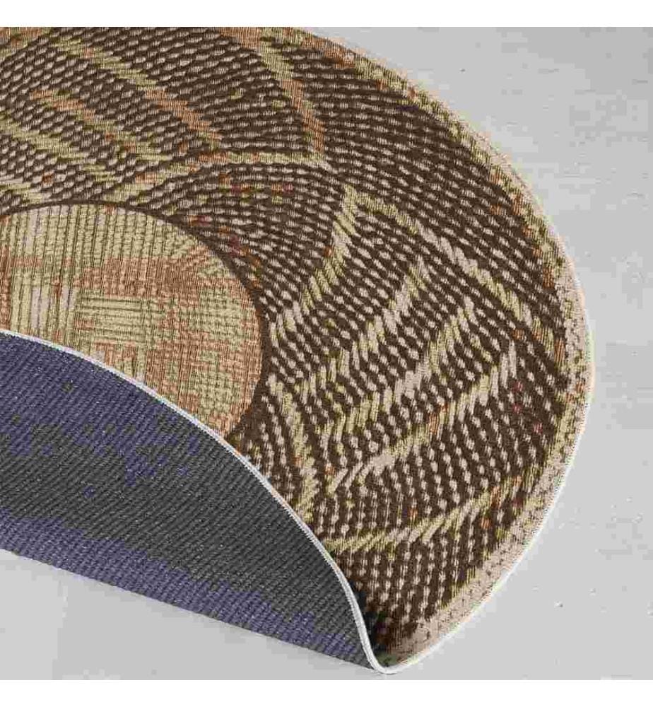 Tappeto, 80 x 80, , Giallo, 70% Cotone - 30% Poliestere, Suola in cotone