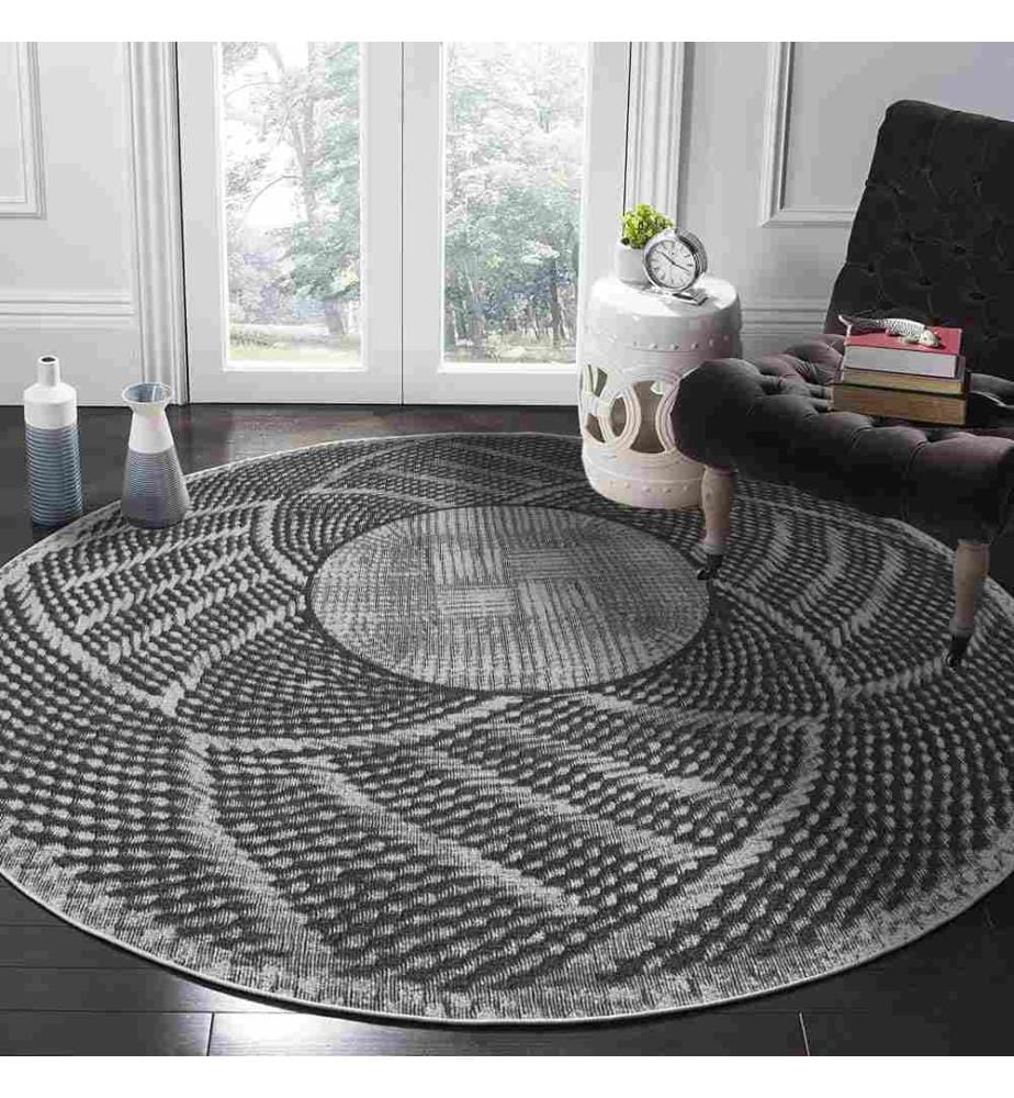 Tappeto, 80 x 80, , Grigio, 70% Cotone - 30% Poliestere, Suola in cotone