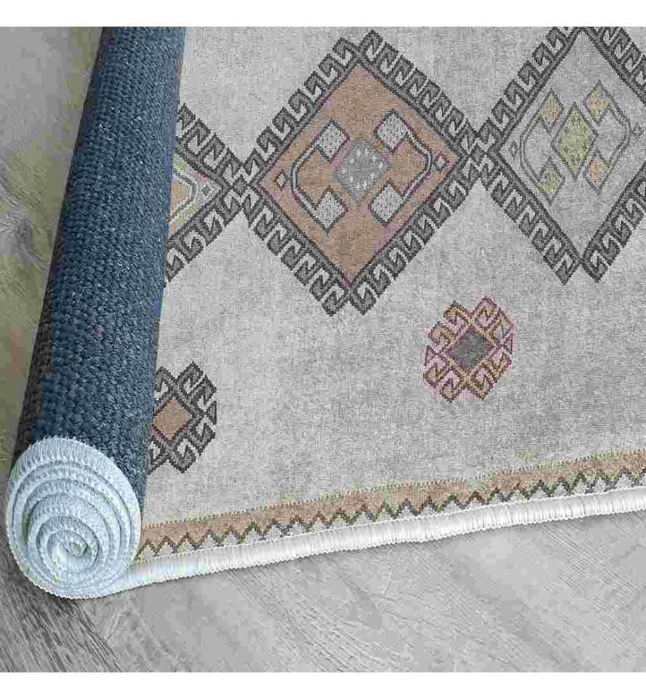Tapis, 80 x 300, , Gris, 70% Coton - 30% Polyester, 1435 gr-m²,