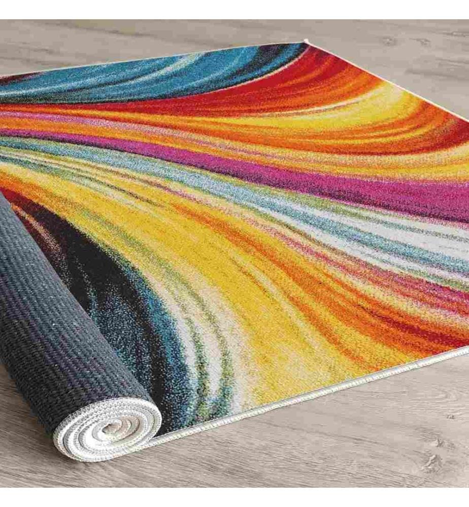 Tapis, 80 x 300, , Multicolor, 70% Coton - 30% Polyester, 1435 gr-m²,