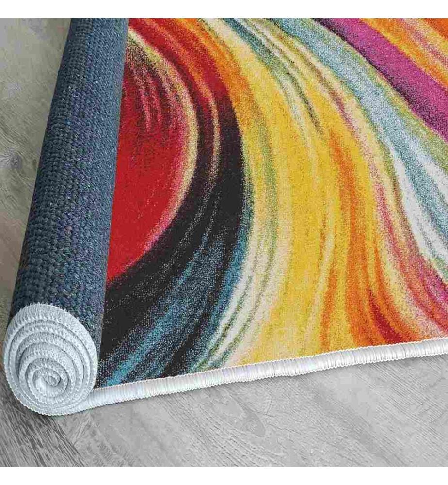 Tapis, 80 x 300, , Multicolor, 70% Coton - 30% Polyester, 1435 gr-m²,