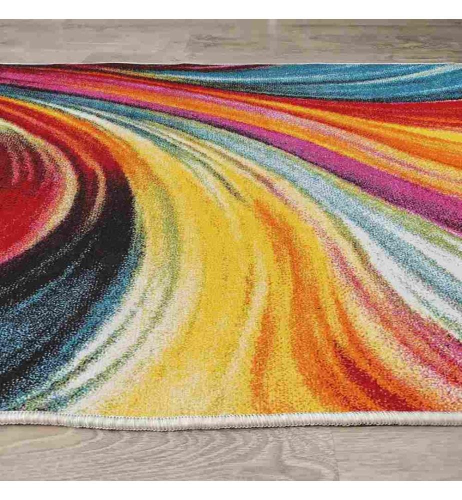 Tapis, 80 x 300, , Multicolor, 70% Coton - 30% Polyester, 1435 gr-m²,