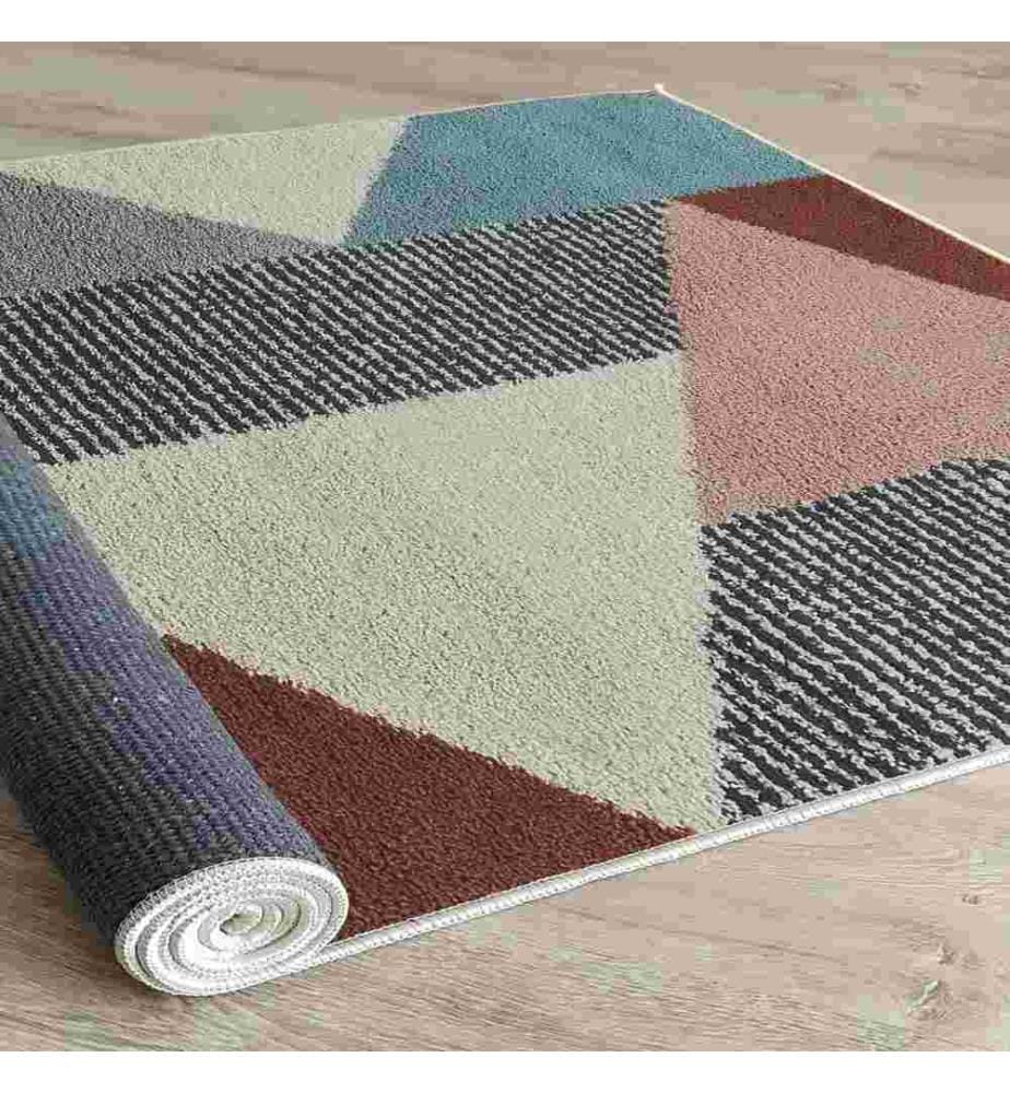 Tapis, 80 x 150, , Multicolor, 70% Coton - 30% Polyester, 1435 gr-m²,