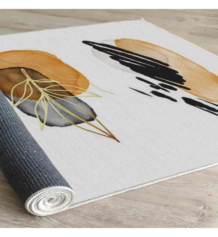 Tapis, 80 x 150, , Blanc, 70% Coton - 30% Polyester, 1435 gr-m²,