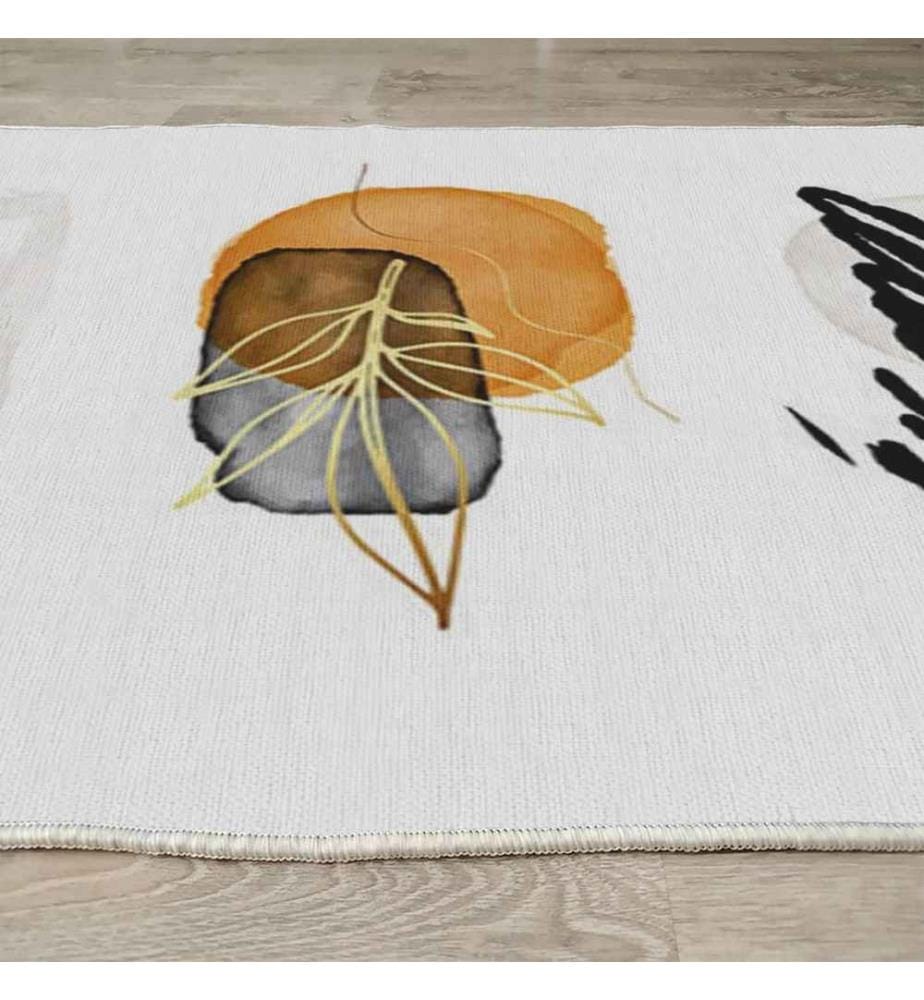 Rug, 80 x 300, , White, 70% Cotton - 30% Polyester, 1435 gr-m²