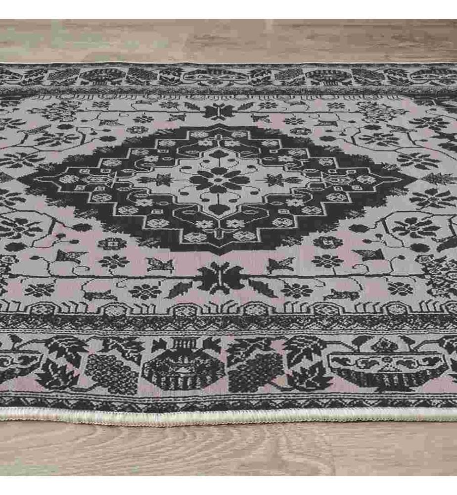 Tappeto, 80 x 300, , Nero, 70% Cotone - 30% Poliestere, 1435 gr-m²,