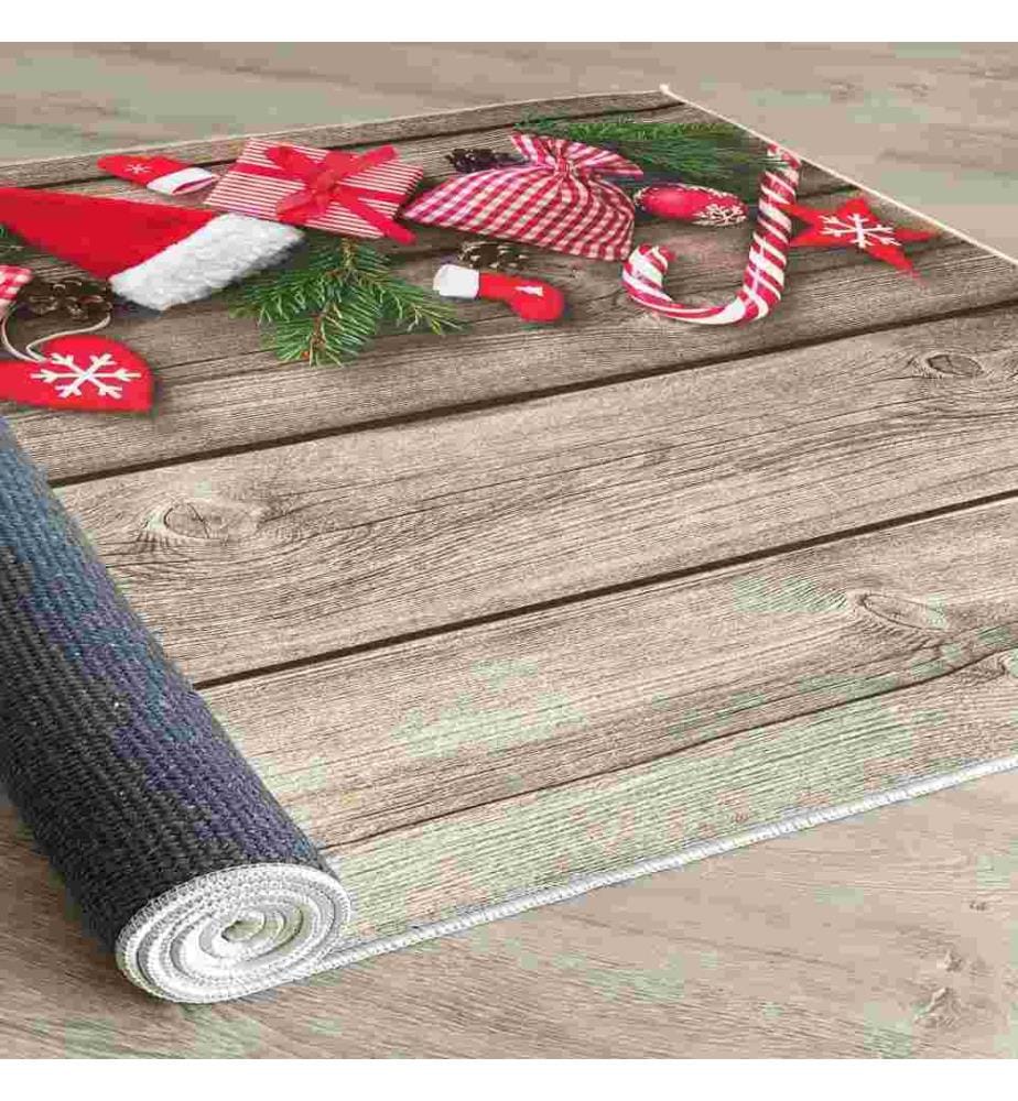 Tappeto, 80 x 200, , Multicolore, 70% Cotone - 30% Poliestere, 1450 gr-m²,