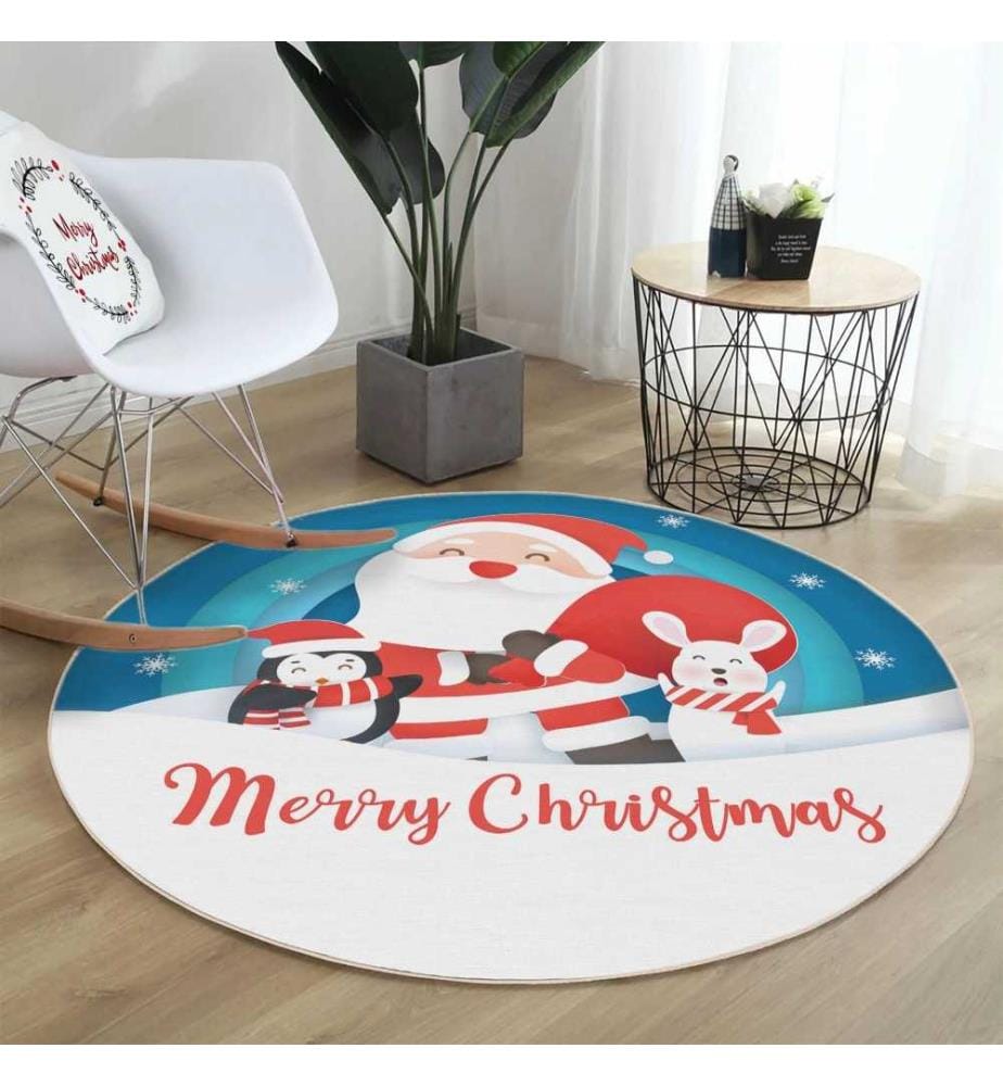 Tappeto, 90 cm, , Multicolore, 70% Cotone - 30% Poliestere, 1450 gr-m²,