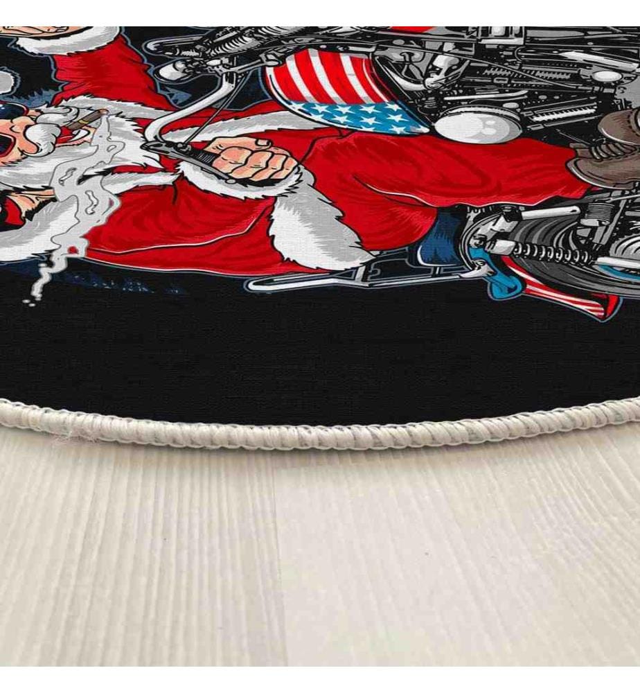 Tappeto, 140 cm, , Multicolore, 70% Cotone - 30% Poliestere, 1450 gr-m²,