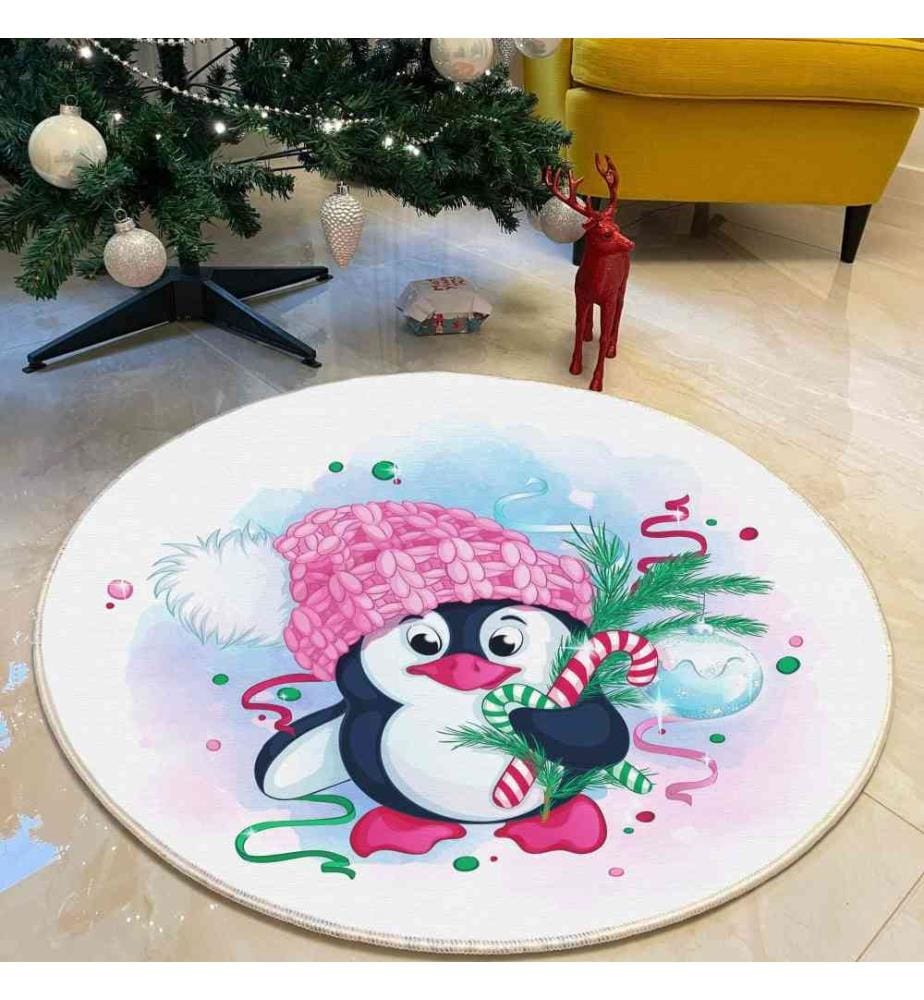 Tapis, 130 cm, , Multicolor, 70% Coton - 30% Polyester, 1450 gr-m²,