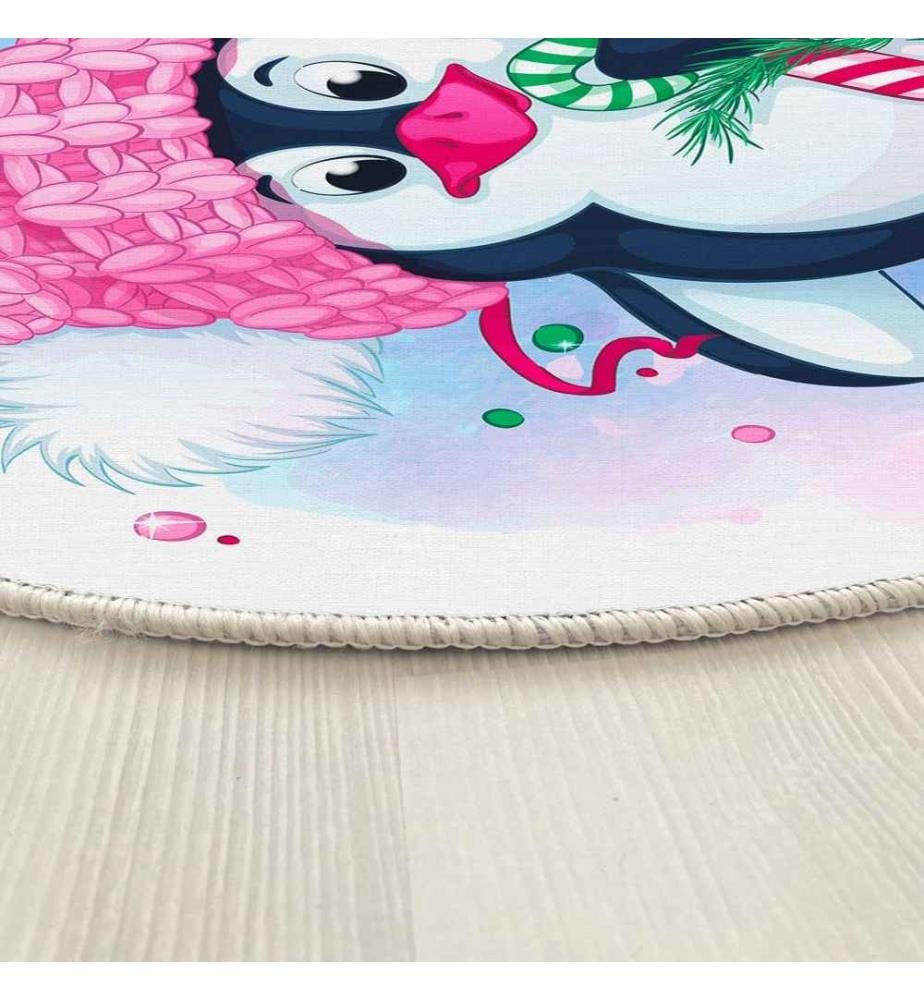 Tappeto, 140 cm, , Multicolore, 70% Cotone - 30% Poliestere, 1450 gr-m²,