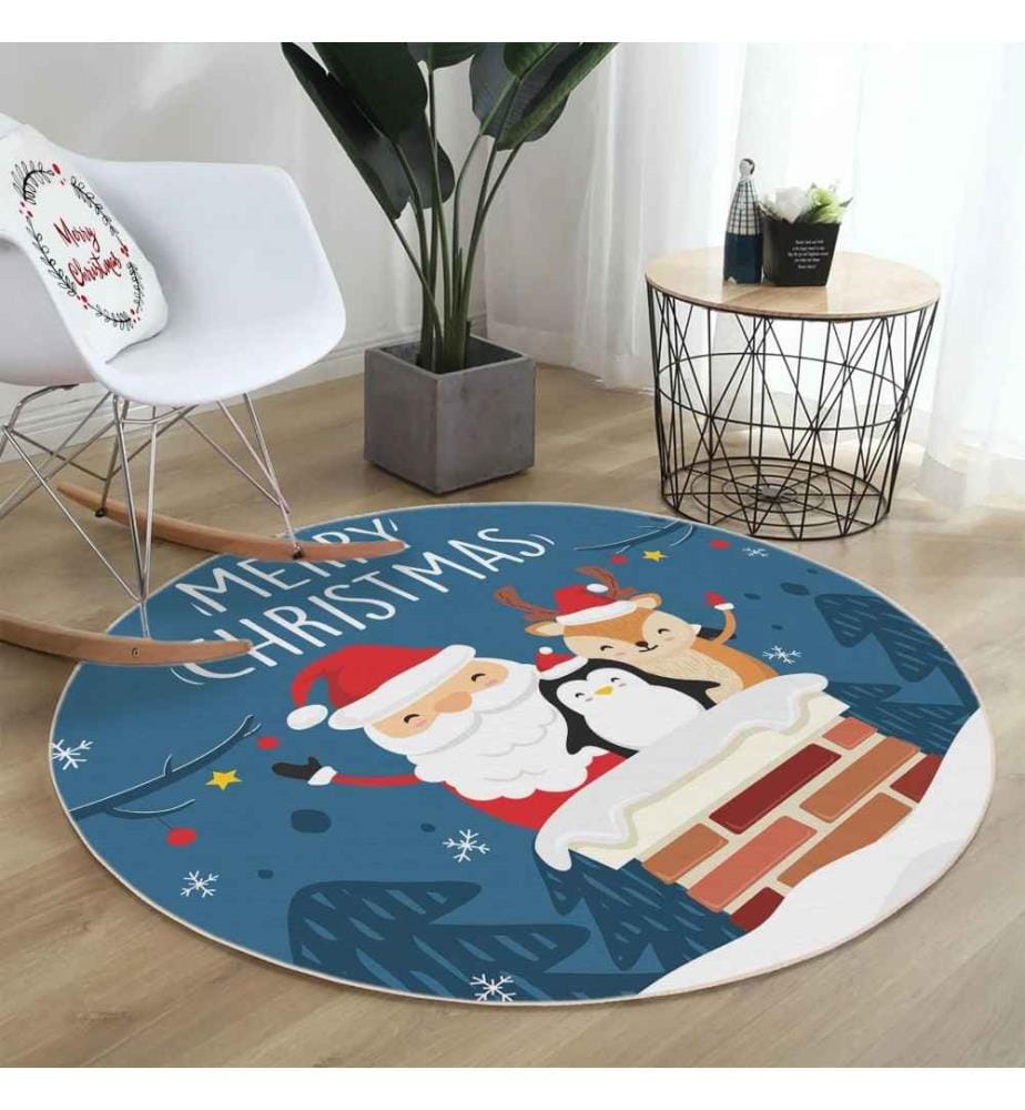 Tapis, 120 cm, , Multicolor, 70% Coton - 30% Polyester, 1450 gr-m²,