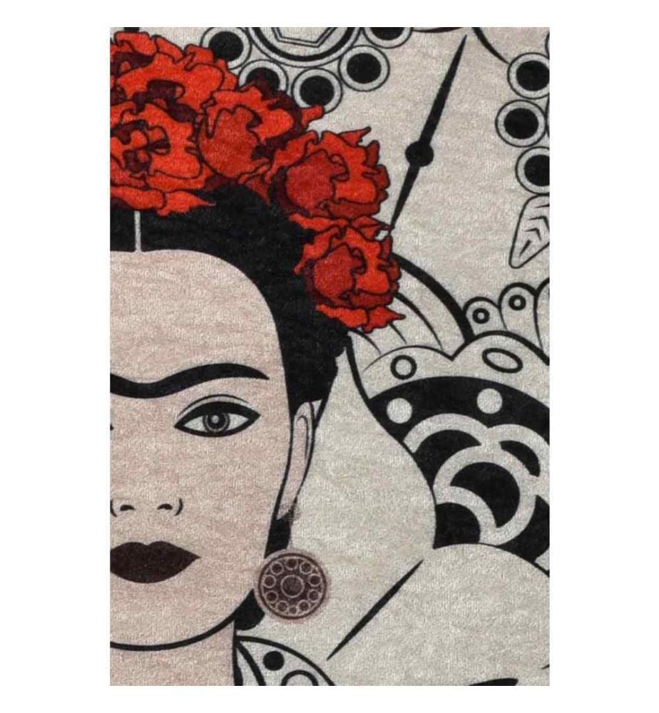 Tappeto, 100 cm, , Multicolore, Tessuto di velluto, Altezza pelo 10 mm