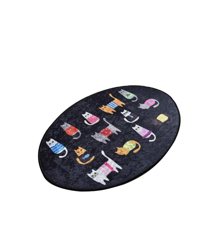 Tappeto, 60 x 90, , Multicolore, Tessuto di velluto, Altezza pelo 10 mm