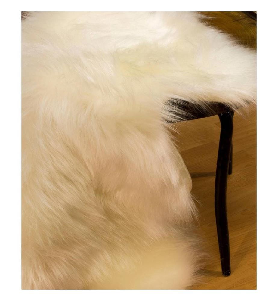 Teppichboden, 60 x 90, , Weiss, Polyester, 70 mm Florhöhe