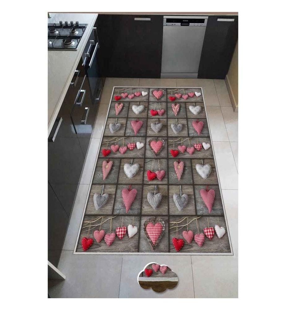 Tapis, 60 x 100, , Multicolore, Polyester, 850 gr-m²,