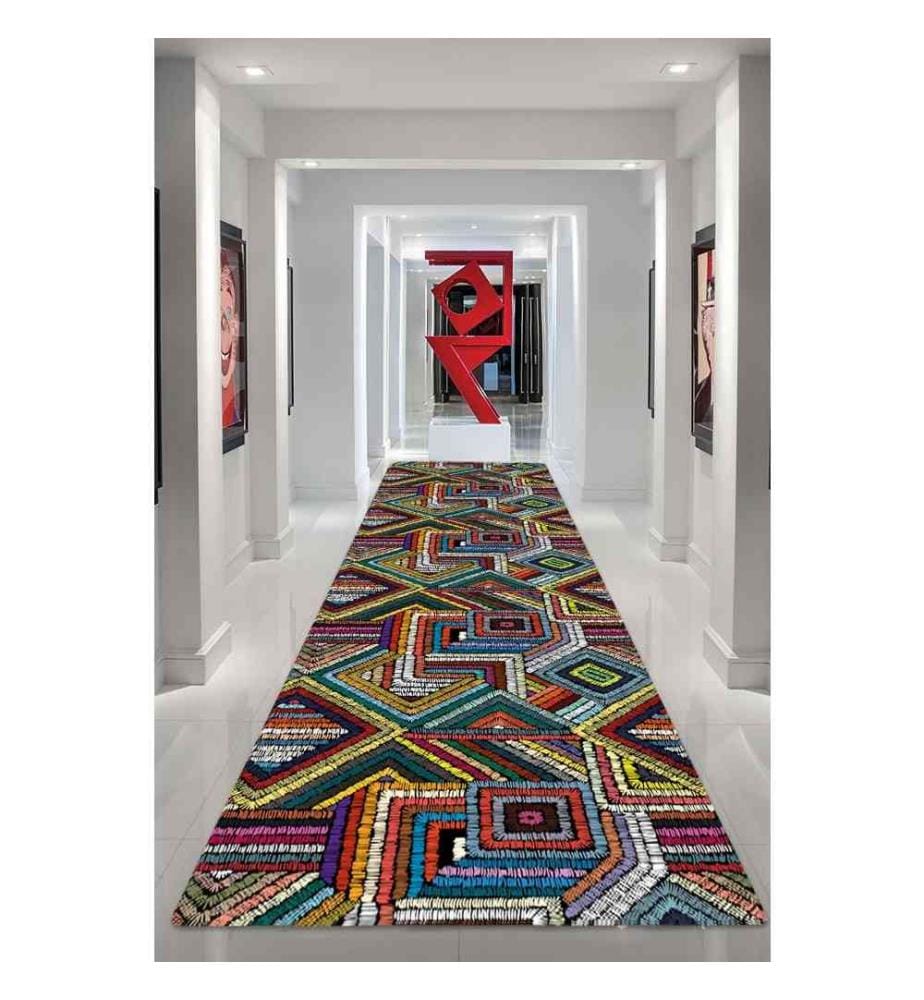 Tapis, 80 x 150, , Multicolore, Polyester, Impression numérique
