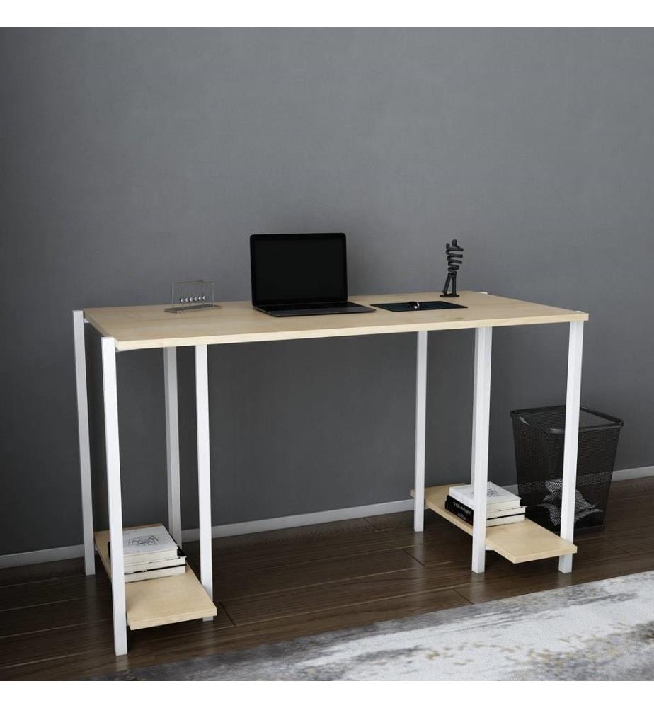 Bureau d'étude, chêne blanc, panneau de particules mélaminé
