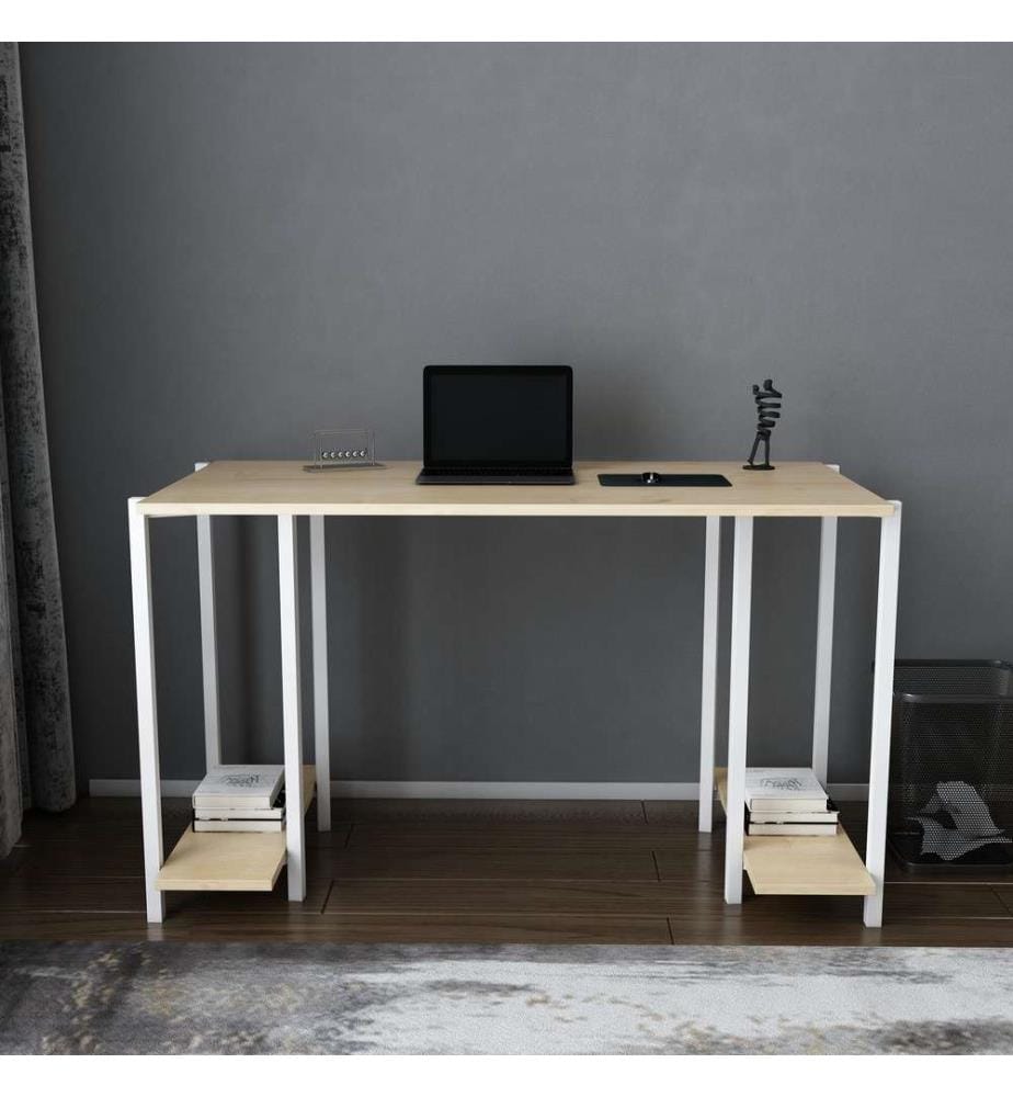 Bureau d'étude, chêne blanc, panneau de particules mélaminé