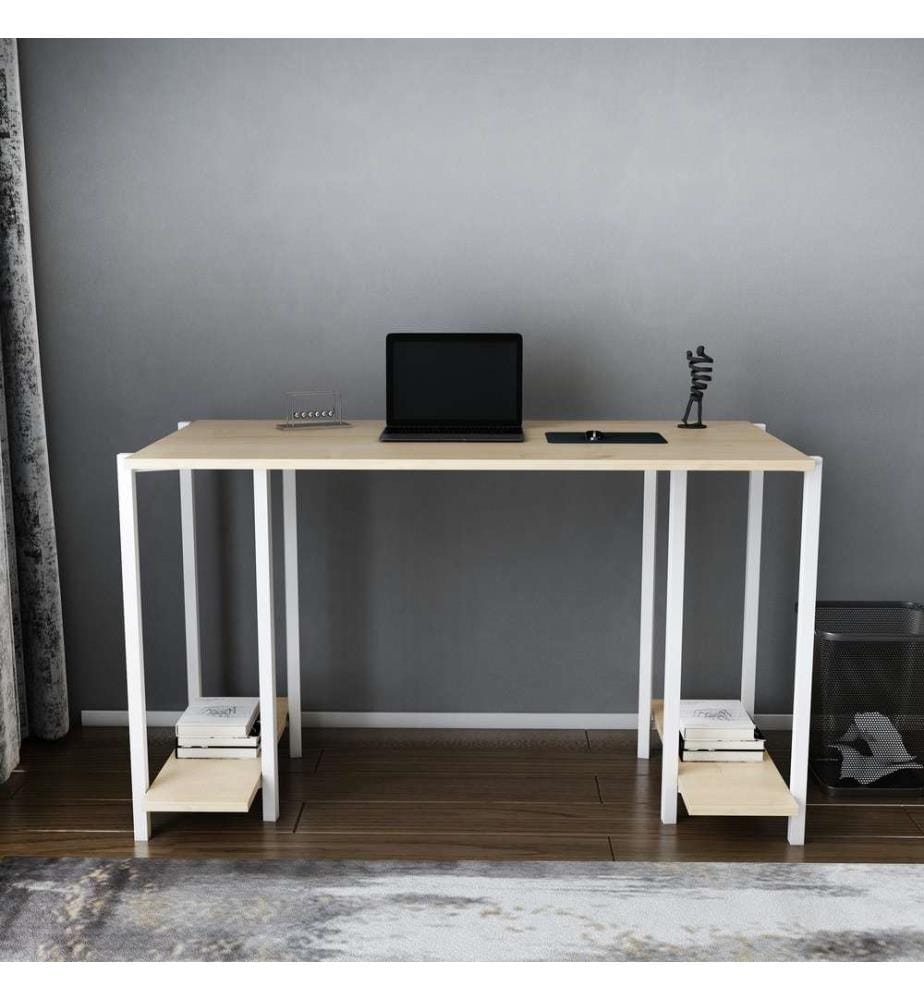 Bureau d'étude, chêne blanc, panneau de particules mélaminé