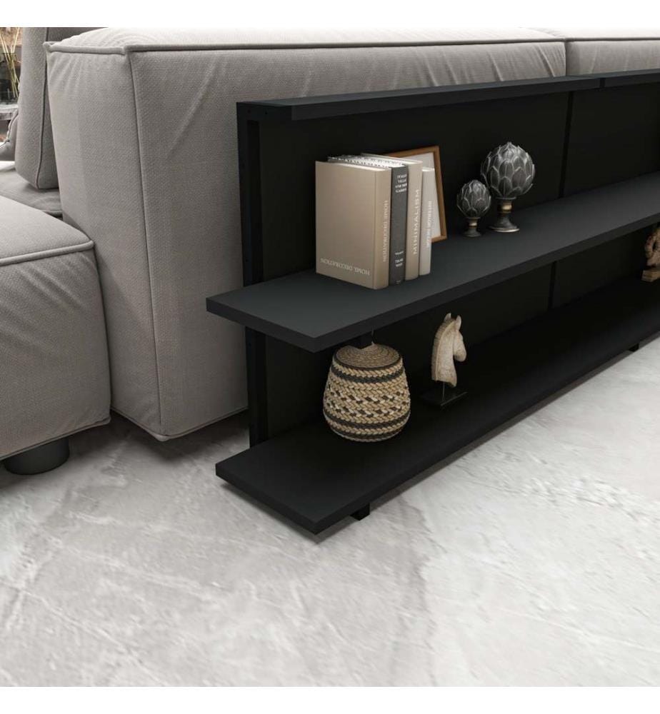 Table d'appoint, Anthracite, 100% panneau de particules mélaminé et métal