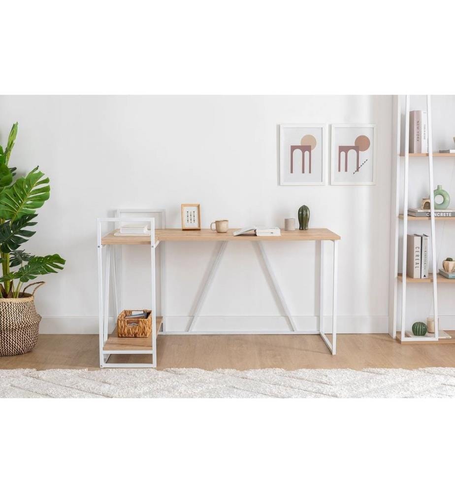 Bureau d'étude, Saphir, blanc, panneau de particules de bois 100% mélaminé
