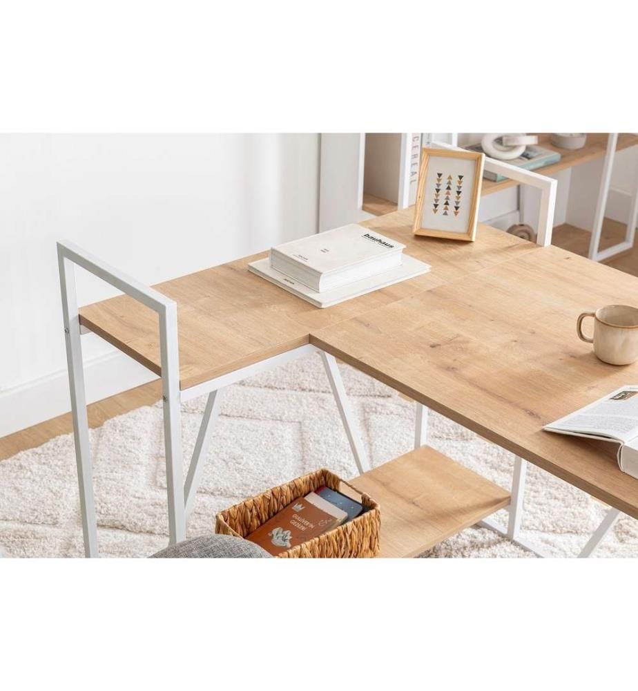 Bureau d'étude, Saphir, blanc, panneau de particules de bois 100% mélaminé