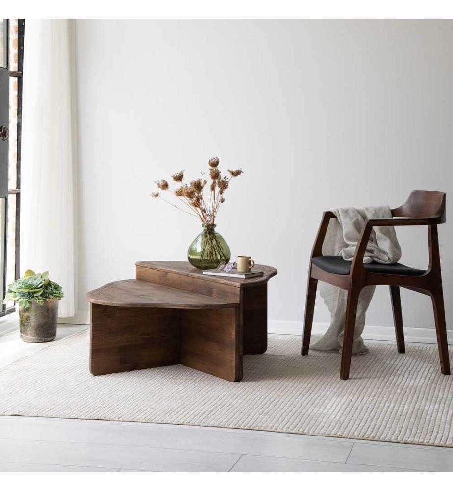 Couchtisch, Nussbaum, Massivholz