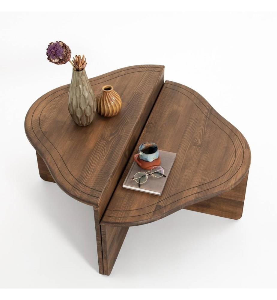 Couchtisch, Nussbaum, Massivholz