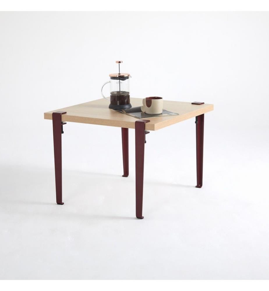 Couchtisch, Holz Burgund, Melaminbeschichtete Spanplatte
