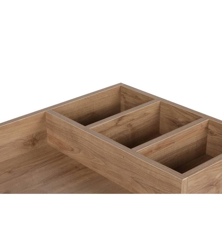 Bureau d'étude, chêne noir, panneau de particules mélaminé