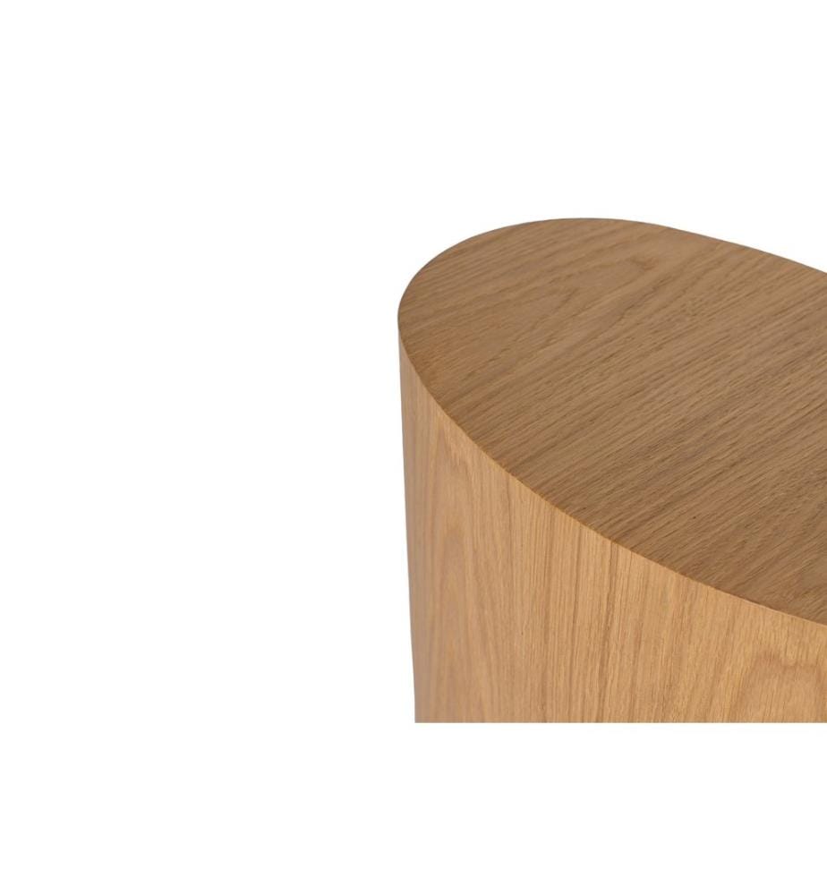 Ensemble de tables d'appoint, chêne, 100 % MDF