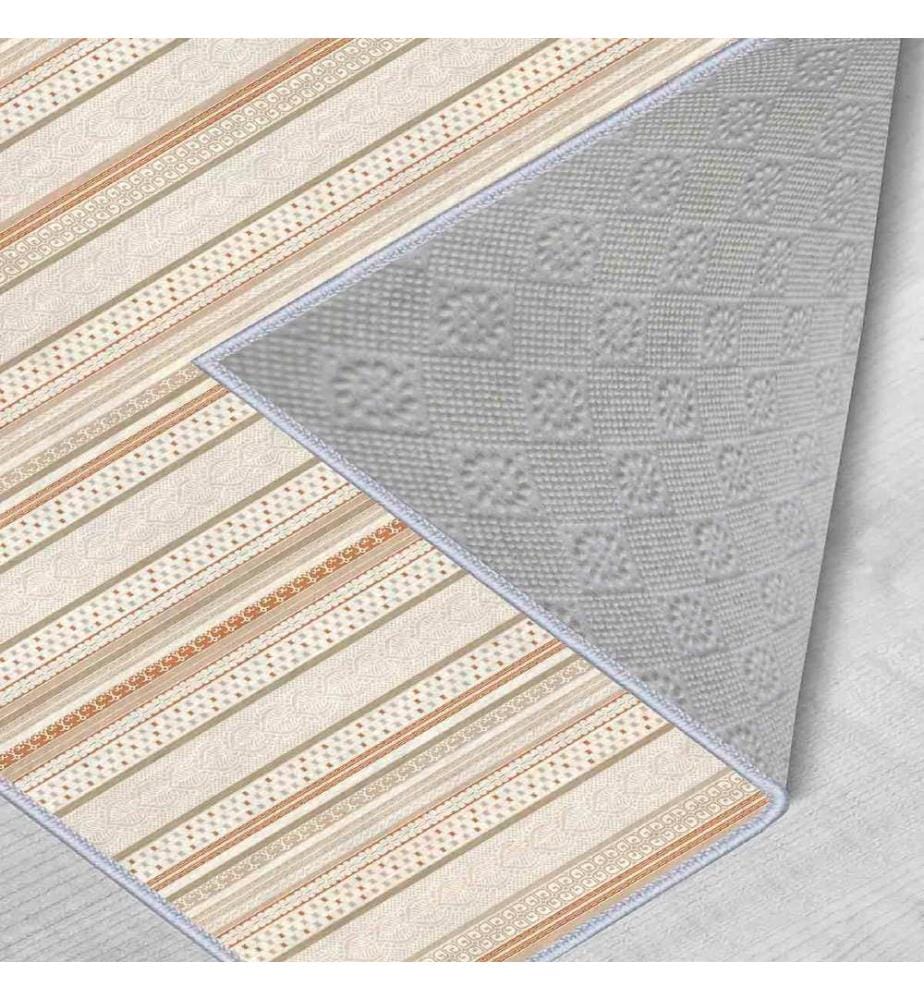 Tappeto, crema, visone, marrone, 100% poliestere, 50 x 80 cm