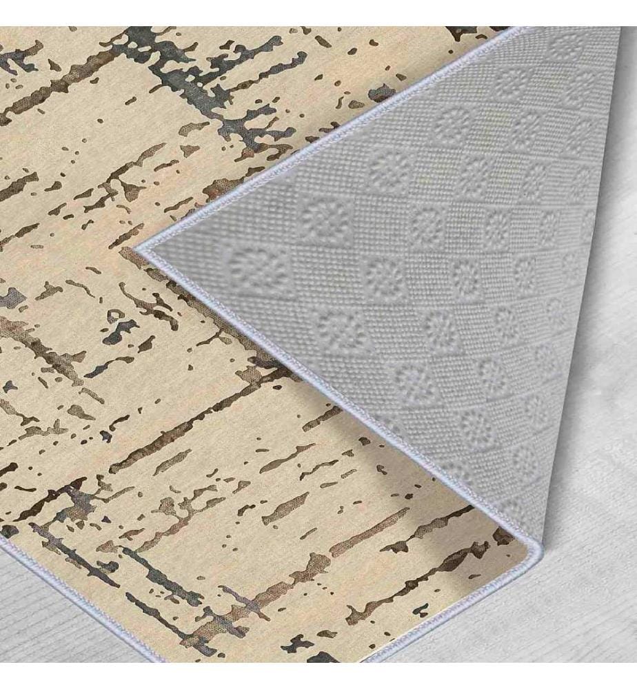 Tappeto, Crema, Visone, 100% poliestere, 50 x 80 cm