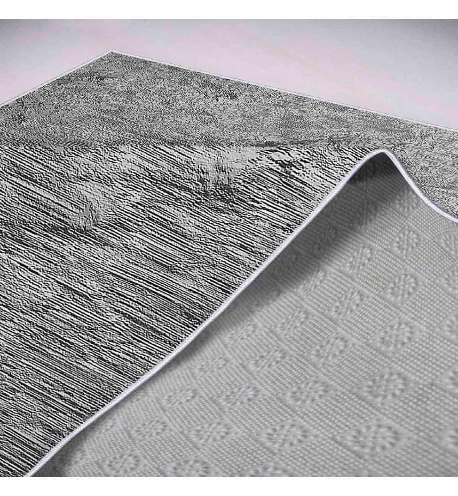 Tappeto, Grigio, 100% poliestere, 50 x 80 cm