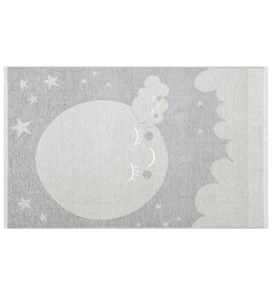 Tappeto, grigio, 100% poliestere/cotone, 115 x 180 cm