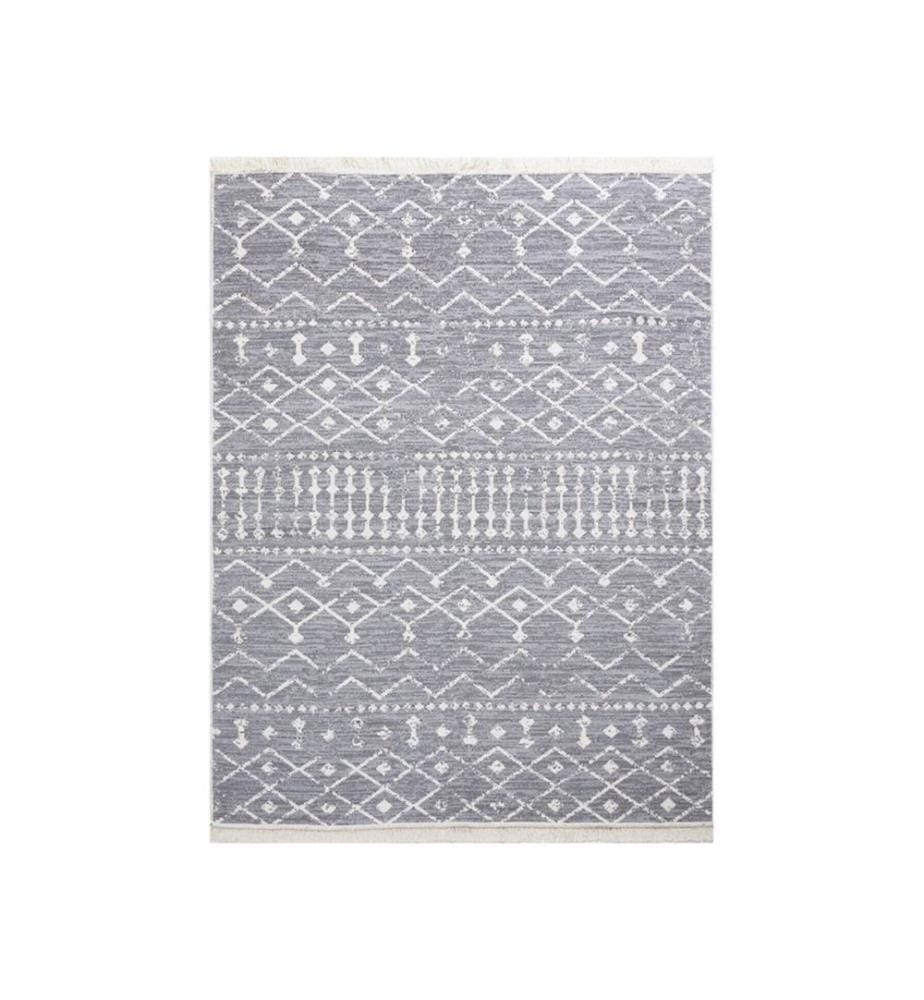 Tappeto, Grigio, 100% cotone, 80 x 300 cm