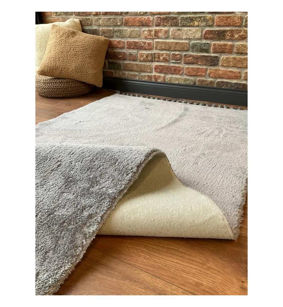 Tappeto, Grigio, 100% poliestere, 40 x 60 cm