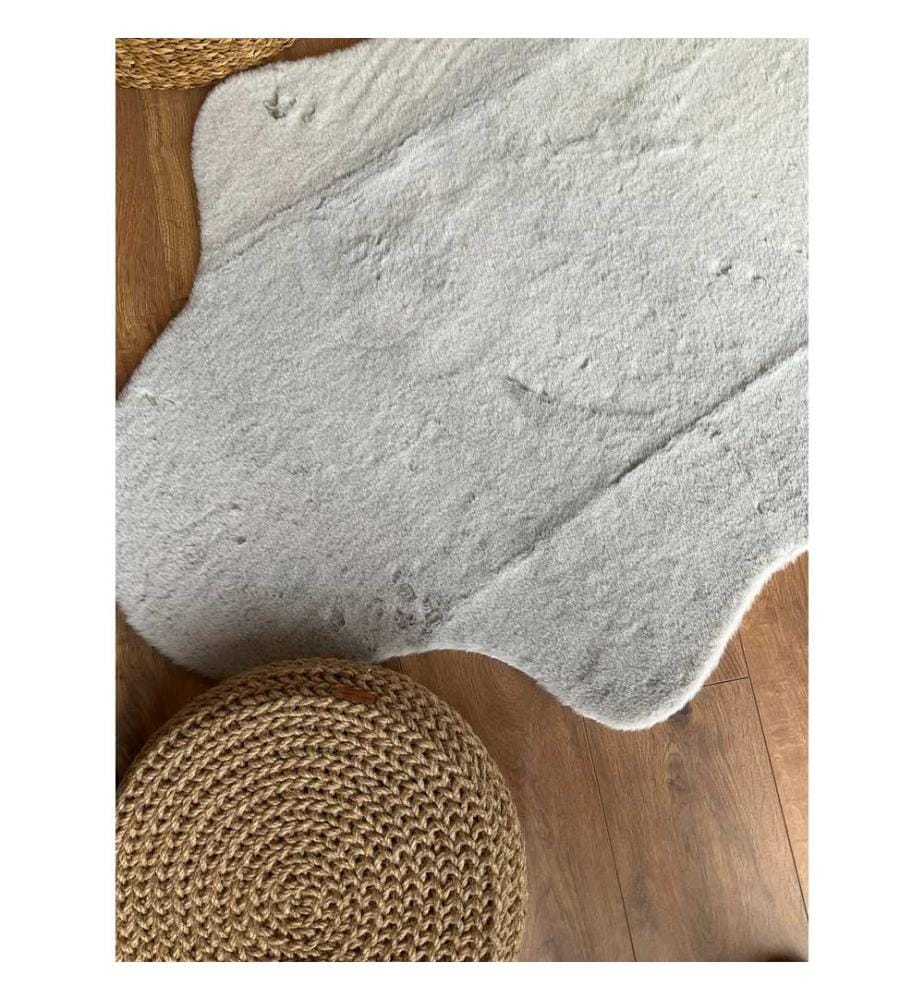 Tappeto, Grigio, 100% poliestere, 100 x 150 cm
