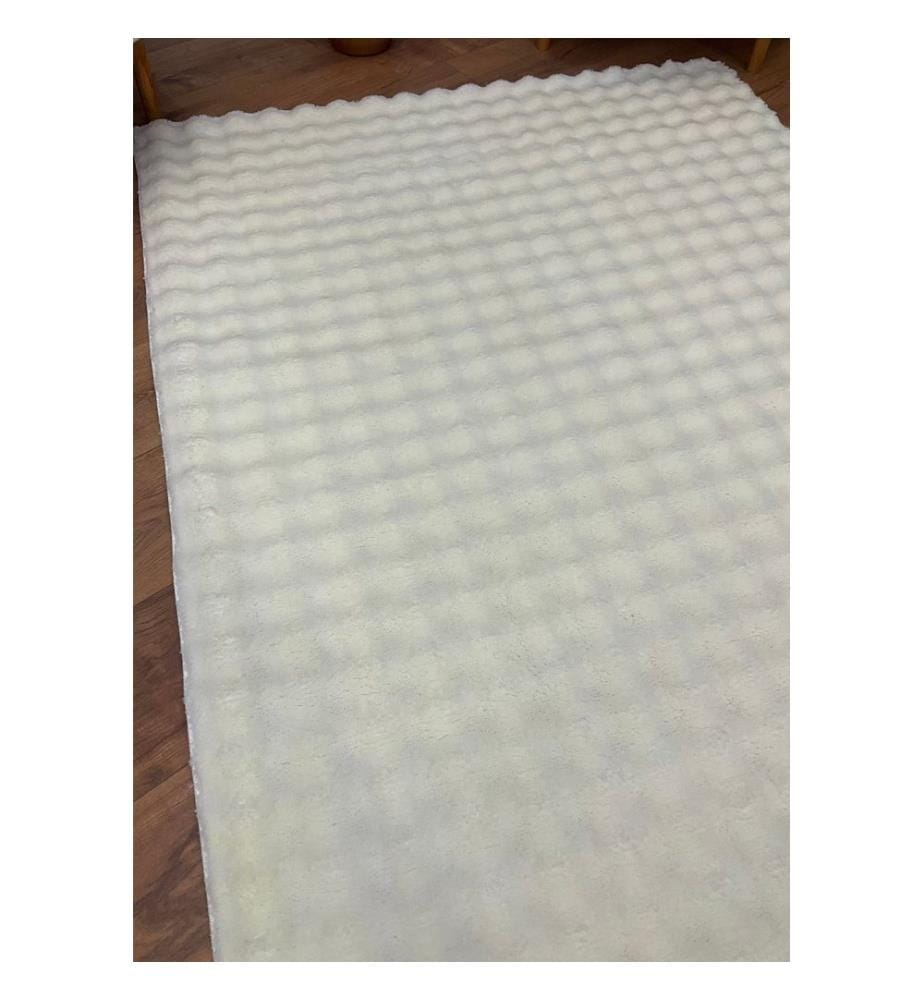 Tappeto, Crema, Tappeto morbido, 100 x 200 cm