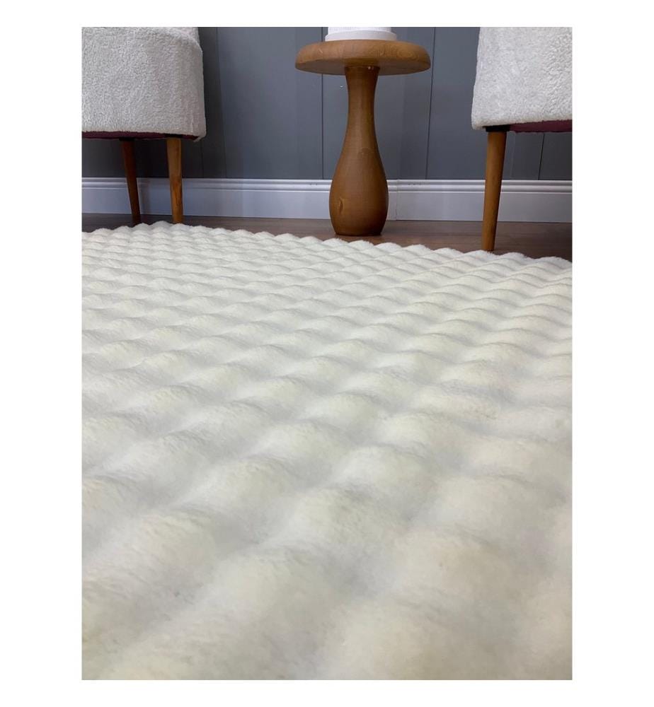 Tappeto, Crema, Tappeto morbido, 100 x 200 cm