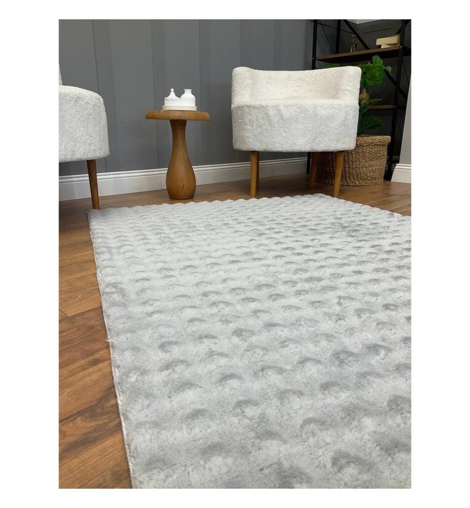 Tappeto, Grigio, Tappeto morbido, 100 x 300 cm