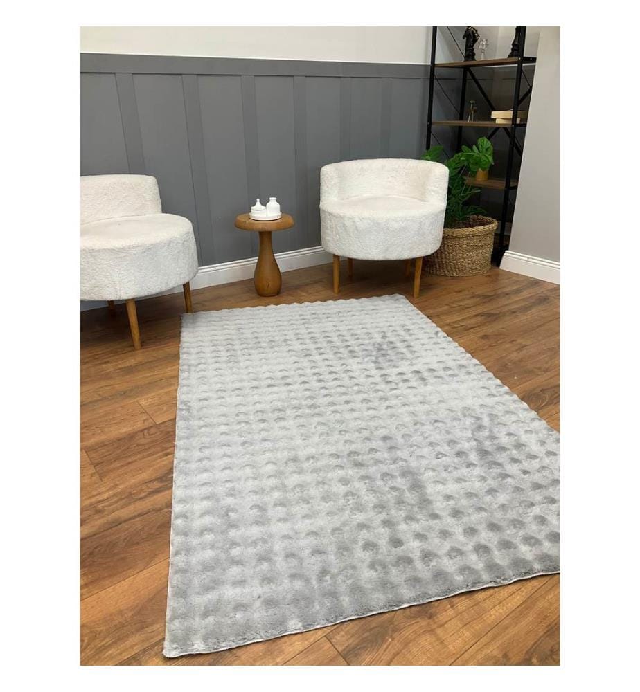 Tappeto, Grigio, Tappeto morbido, 200 x 290 cm