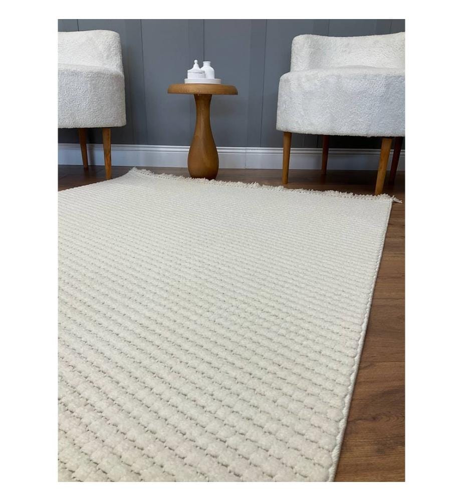 Tappeto, Crema, Tappeto fatto a macchina, 160 x 230 cm