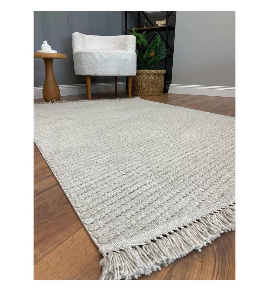 Tappeto, Grigio, Tappeto fatto a macchina, 120 x 180 cm