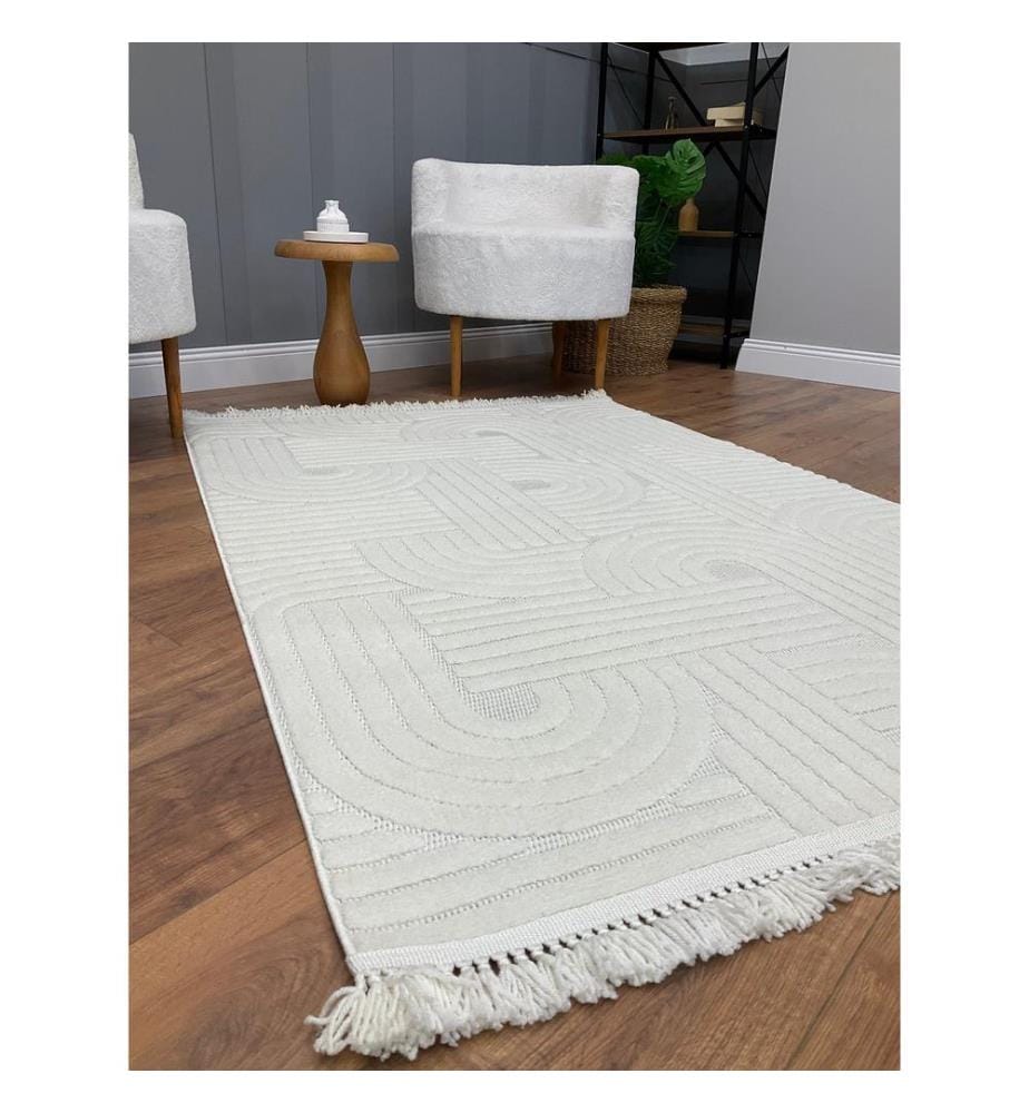 Teppich, Creme, Maschinengefertigter Teppich, 200 x 290 cm