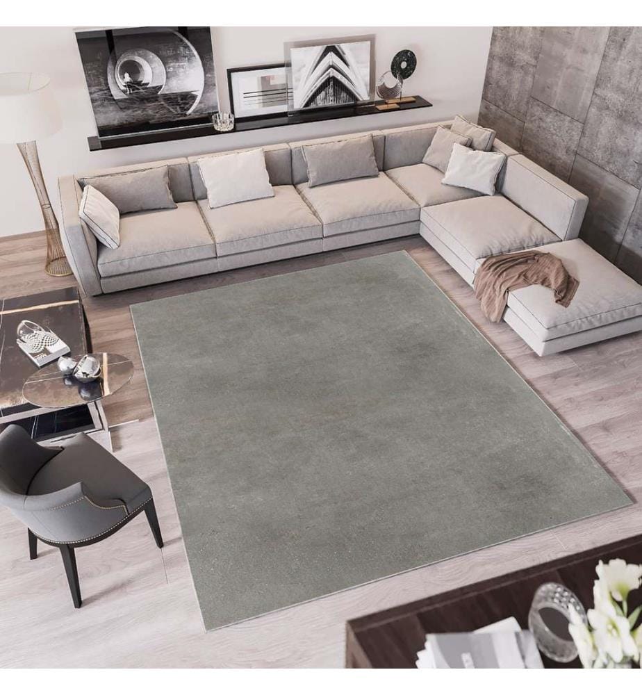 Tapis, vert, 100% polyester, 40 x 60 cm