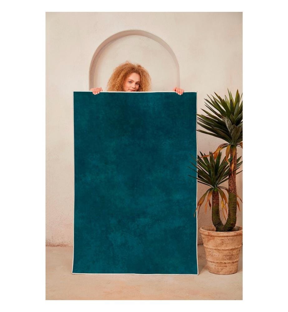 Tappeto, Verde, 100% poliestere, 40 x 60 cm